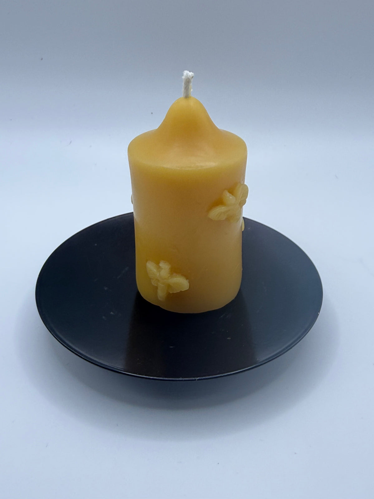 Beeswax Candle - "Plain with Bees"