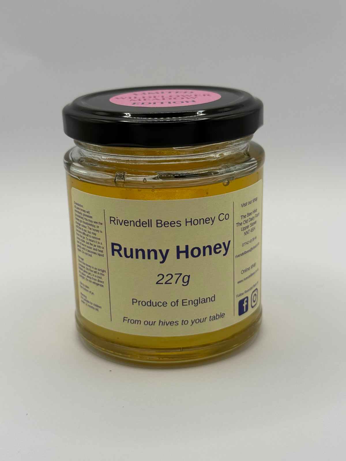 Rivendell Bees Runny Honey - Early Summer Limited Edition